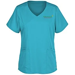 Wink Pro Flex Mock Wrap Top - Ladies'