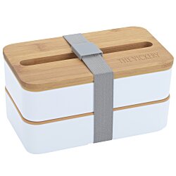 Stackable Bento Lunch Set with Phone Stand Lid