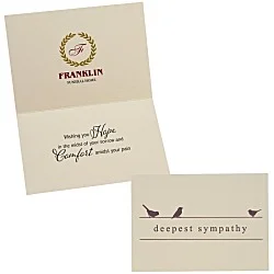 Blissful Birds Sympathy Card