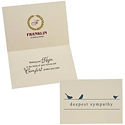 Blissful Birds Sympathy Card