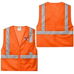 Reflective Zippered Pocket Vest