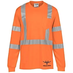 Enhanced Reflective Performance LS Pocket T-Shirt