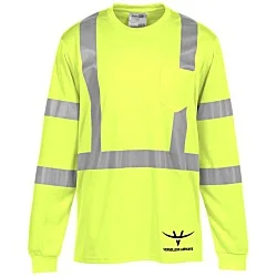 Enhanced Reflective Performance LS Pocket T-Shirt