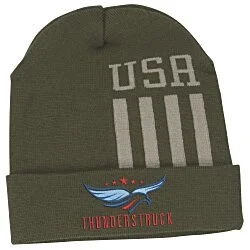 Patriotic Cuffed Beanie