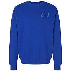 Hanes Perfect Sweats Crewneck Sweatshirt - Embroidered