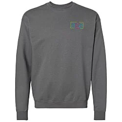 Hanes Perfect Sweats Crewneck Sweatshirt - Embroidered