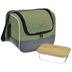 Chic Lunch Cooler with Glass Container Set