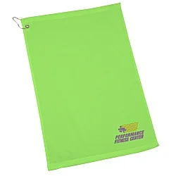 Golf Towel with Grommet and Clip - 24 hr