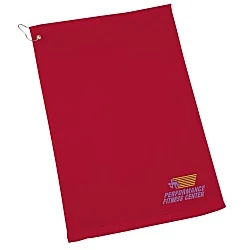Golf Towel with Grommet and Clip - 24 hr