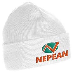 Fine Knit Beanie with Cuff