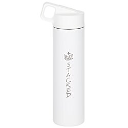 MiiR Wide Mouth Vacuum Bottle with Straw Lid - 20 oz. - Laser Engraved