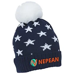 Star Pom Beanie