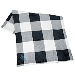 Buffalo Plaid Fleece Sherpa Blanket