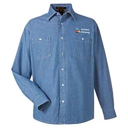 Harriton Denim Shirt-Jacket