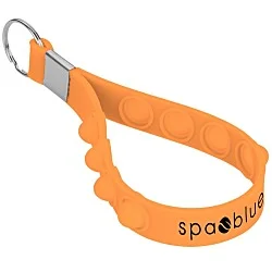 Push Pop Fidget Wrist Strap Keychain