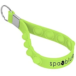 Push Pop Fidget Wrist Strap Keychain