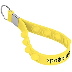 Push Pop Fidget Wrist Strap Keychain