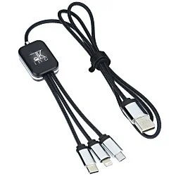 SCX Zander Light-Up Logo Charging Cable