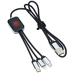 SCX Zander Light-Up Logo Charging Cable