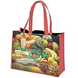 Full Color Shopping Tote - 12" x 16" - 2 Sided