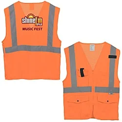 Xtreme Visibility Surveyor Reflective Zip Vest