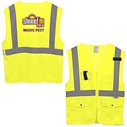 Xtreme Visibility Surveyor Reflective Zip Vest