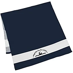 Colorblock Microfiber Beach Towel
