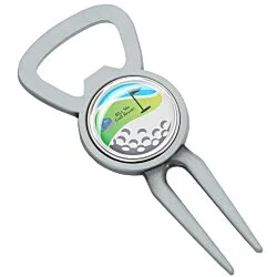 Divot Bottle Opener Tool with Ball Marker