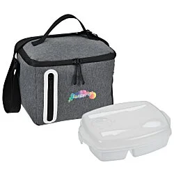 Oval Locking Lid Lunch Set