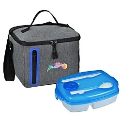 Oval Locking Lid Lunch Set