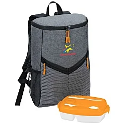 Victory Locking Lid Backpack Set