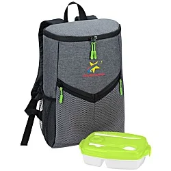 Victory Locking Lid Backpack Set