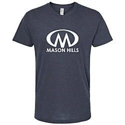 Tultex Polyester Blend V-Neck T-Shirt - Men's