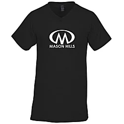 Tultex Polyester Blend V-Neck T-Shirt - Men's