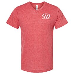 Tultex Polyester Blend V-Neck T-Shirt - Men's - Colors