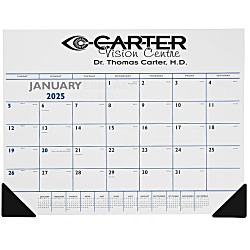 Desk Pad Calendar with Vinyl Corners - Colors