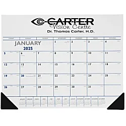 Desk Pad Calendar with Vinyl Corners - Colors