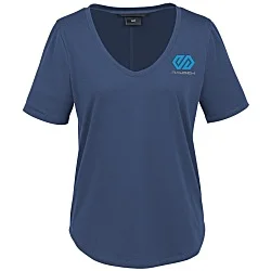 Jersey Stretch Relaxed Scoop Tee - Ladies