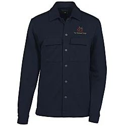 Double-Knit Snap Front Jacket