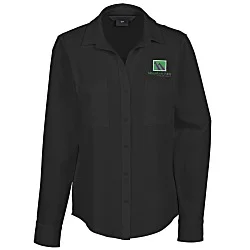 Fine Crepe Stretch Camp Blouse - Ladies'