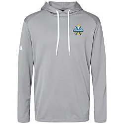 adidas Textured Mixed Media Hoodie
