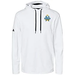 adidas Textured Mixed Media Hoodie