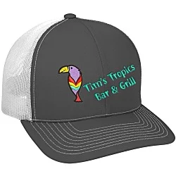 Contrast Stitch Trucker Snapback Cap