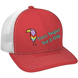 Contrast Stitch Trucker Snapback Cap