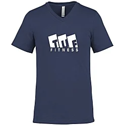 Bella+Canvas V-Neck T-Shirt - Men's - Heathers - Screen