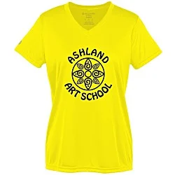 Momentum Solid V-Neck T-Shirt - Ladies' - Screen