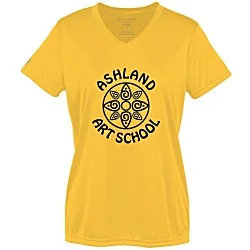 Momentum Solid V-Neck T-Shirt - Ladies' - Screen