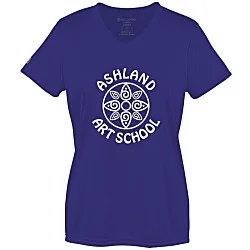 Momentum Solid V-Neck T-Shirt - Ladies' - Screen