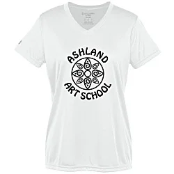 Momentum Solid V-Neck T-Shirt - Ladies' - Screen