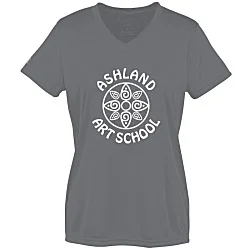 Momentum Solid V-Neck T-Shirt - Ladies' - Screen